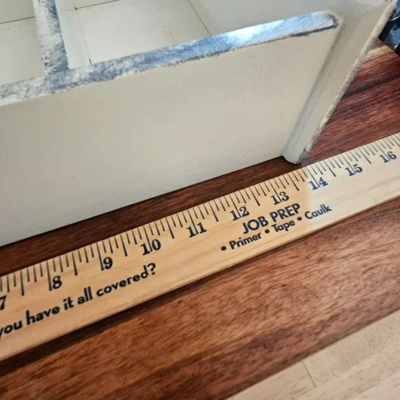 Wood curio trinket shelf - Picture 5 of 7